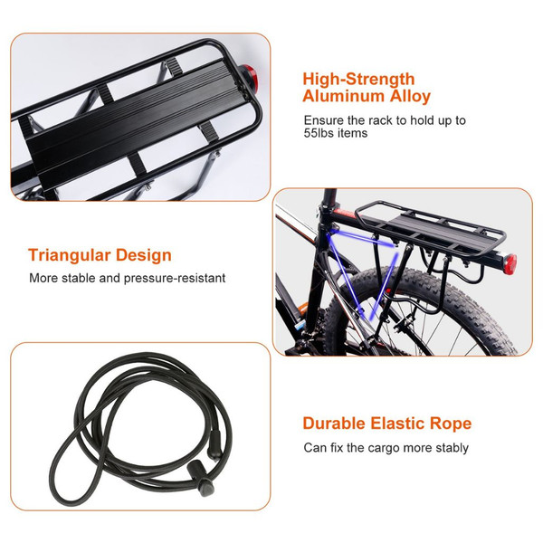 Adjustable Bike Cargo Rack product image