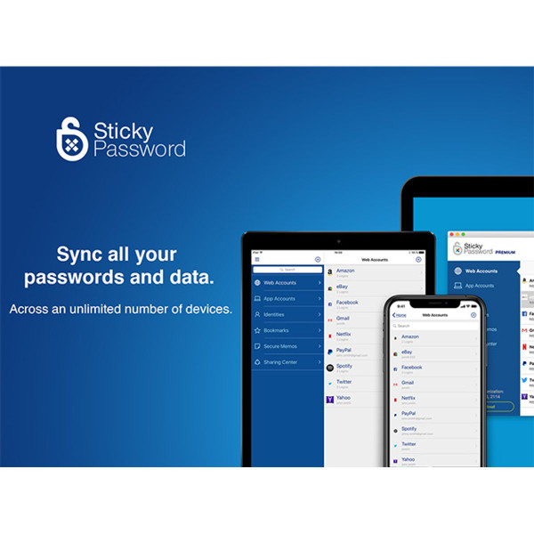 Sticky Password™ Premium Password Manager Digital Software (Lifetime Sub /1 User) product image