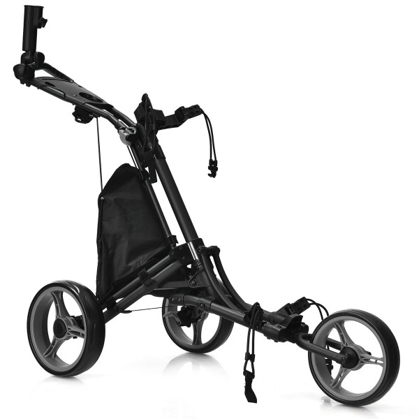 Costway 3-Wheel Golf Push Cart with Bag and Scoreboard product image