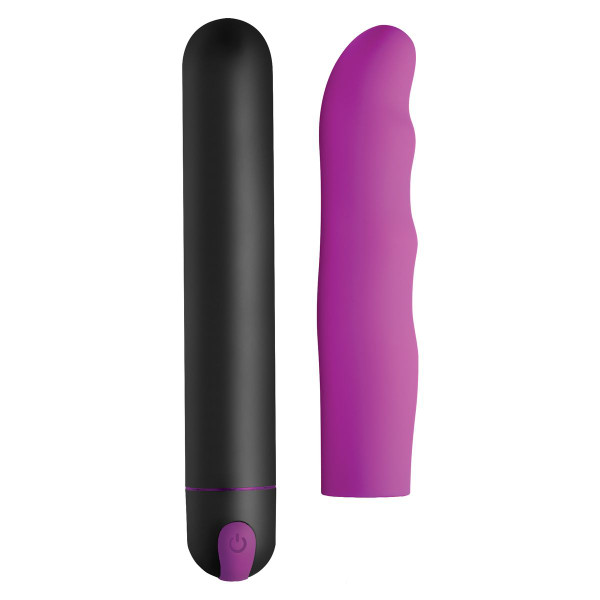 XL Silicone Bullet and Wavy Sleeve product image