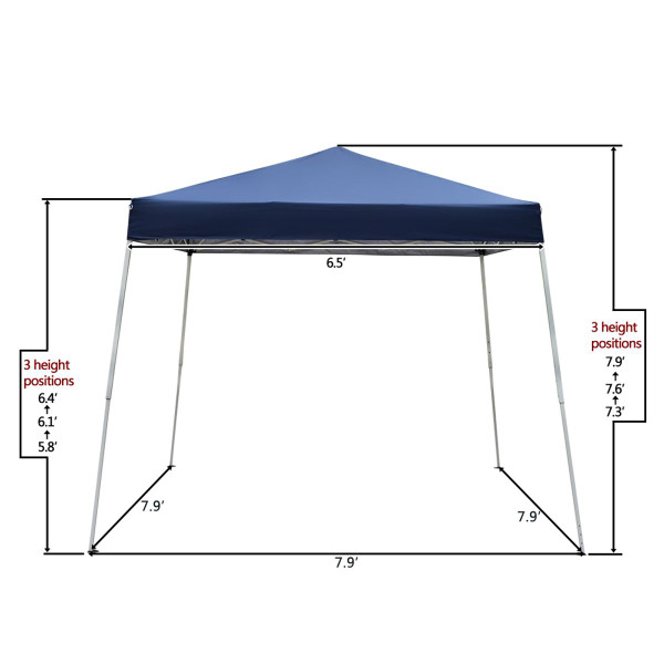 7.9 x 7.9-Foot Portable Waterproof Pop-up Canopy Tent product image