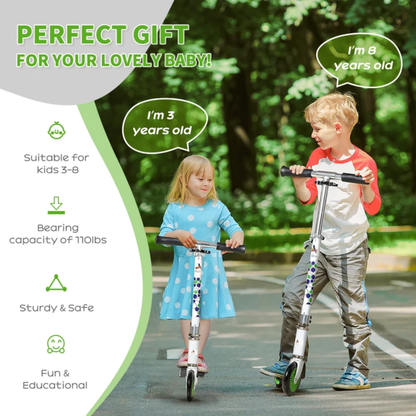 Kids' Kick Scooter One-Click Foldable Height-Adjustable with Brake product image