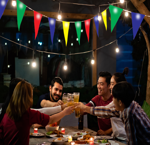 Hearth & Haven Multi Colored LED Bunting Outdoor Lighting product image