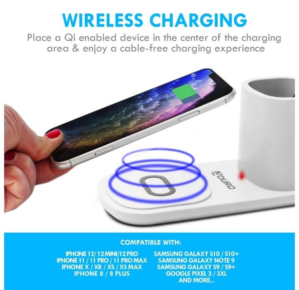 Aduro U-Light Wireless Charging Desktop Lamp product image