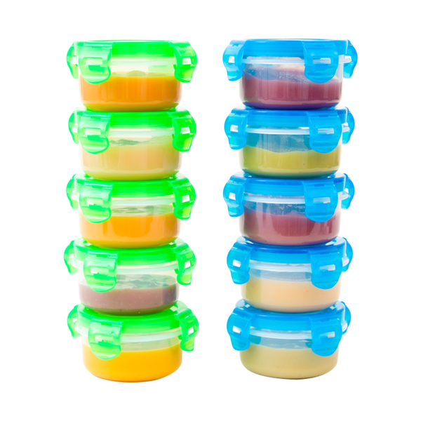 Elacra® Baby Food Storage Freezer Container, 3.4 oz (10-Pack) product image