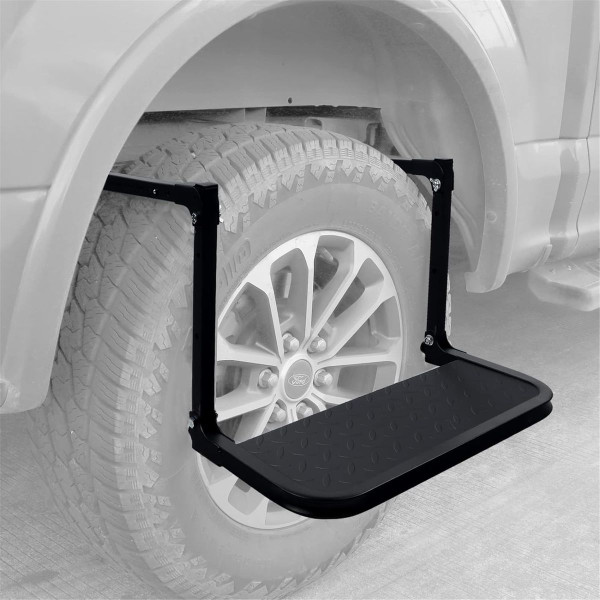 Folding Heavy-Duty Tire Step for Pickup Truck product image