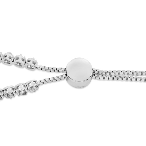 0.50CT Diamond Adjustable Bolo Slide Tennis Bracelet product image