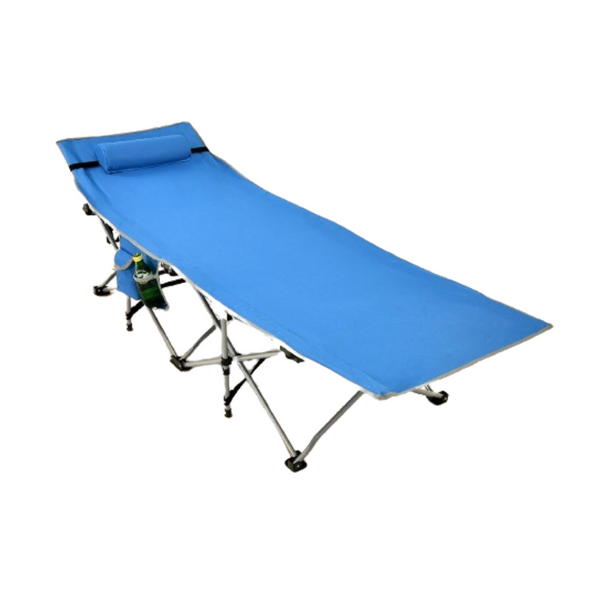 Costway Folding Camping Cot with Side Pocket product image