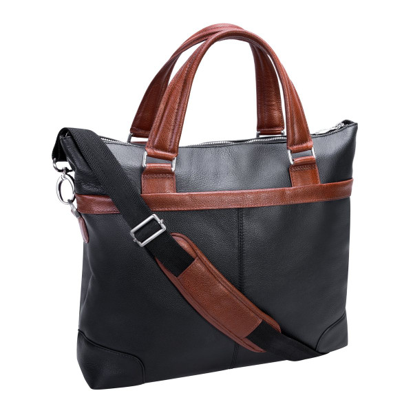 Eastward 15” Leather Two-Tone Tablet and Laptop Briefcase product image