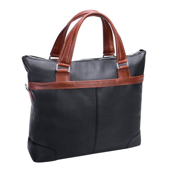 Eastward 15” Leather Two-Tone Tablet and Laptop Briefcase product image