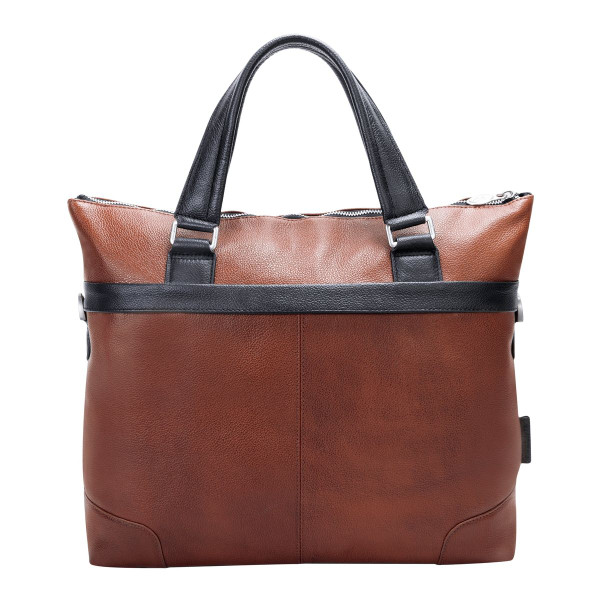 Eastward 15” Leather Two-Tone Tablet and Laptop Briefcase product image