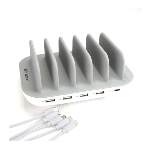 Emerson 5-Port USB Charging Station with LED Charging Indicator Light product image