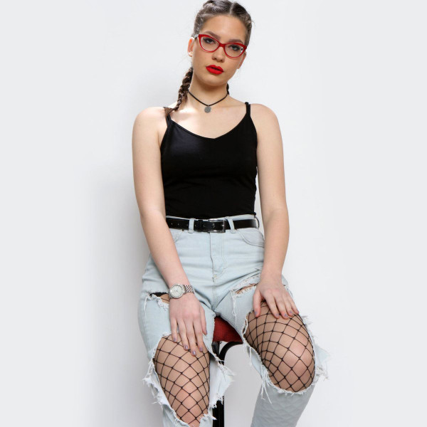 Women’s Stretchy Fishnet Tights product image