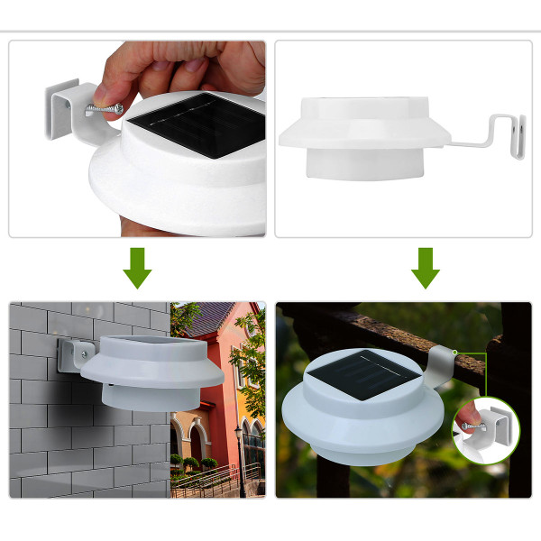 SolarEK™ Solar Powered Gutter Security Light (2-Pack) product image