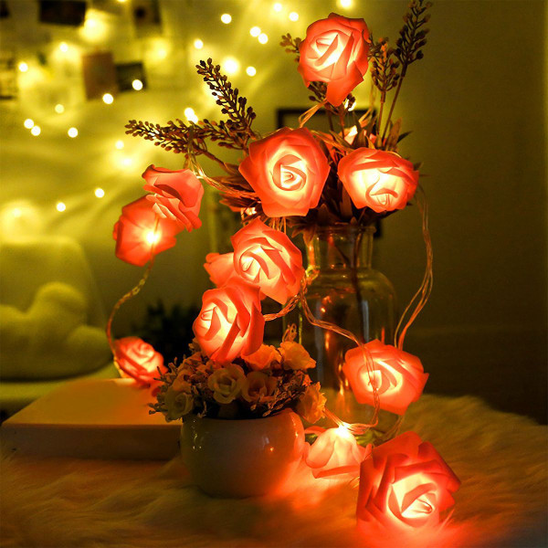 iMounTEK® Rose Flower String Lights (2-Pack) product image