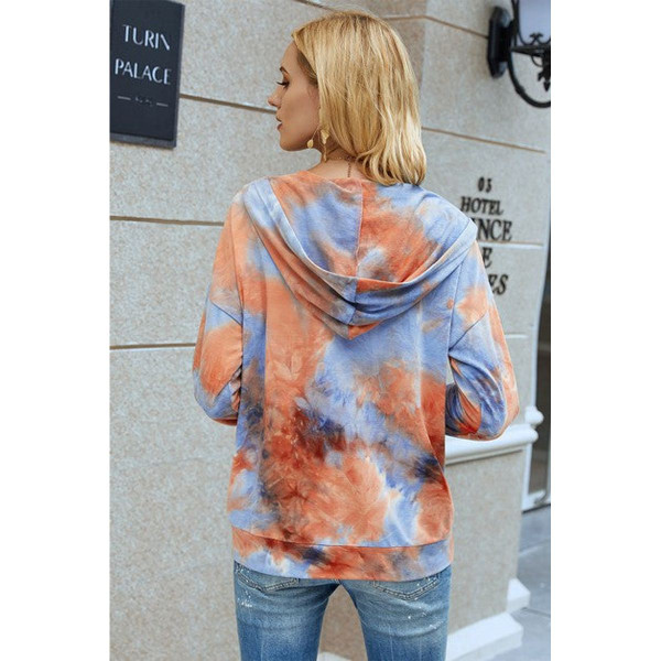 Women's Tie-Dye Zip-up Hoodie product image