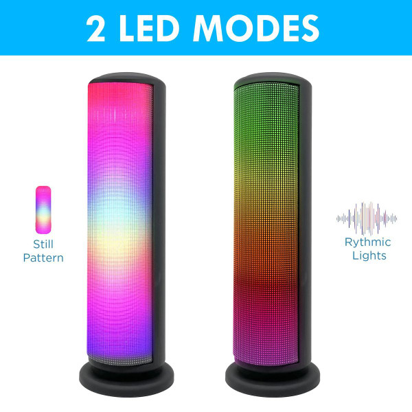 Aduro® Monolith LED Light-up Tower Party Wireless Speaker product image