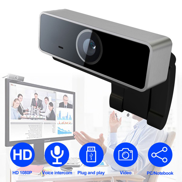 iMounTEK® USB Plug-and-Play 1080p FHD Webcam product image