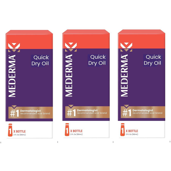 Mederma® Quick Dry Oil for Stretch Marks & Scars, 2 fl. oz. (3-Pack) product image