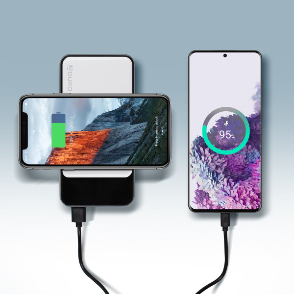 PowerUp 2-in-1 Qi Wireless Charging Battery & Desktop Charging Station by Aduro® product image