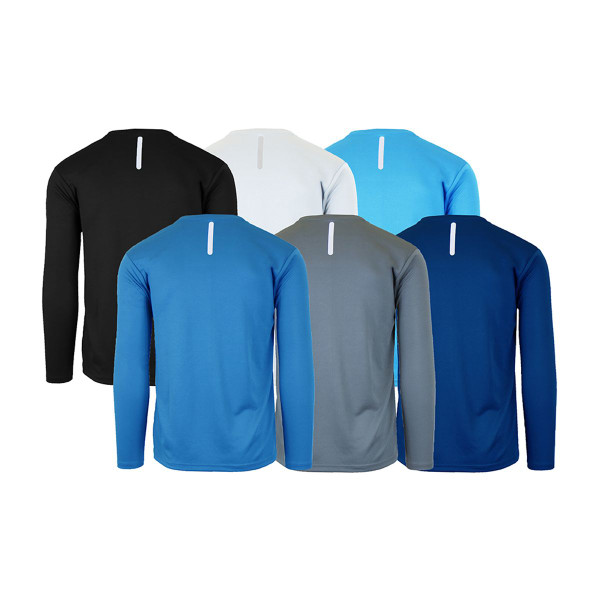 Men's Moisture-Wicking Long Sleeve Performance Tagless Tee (1- or 3-Pack) product image