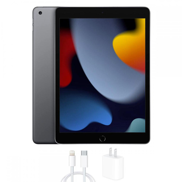 Apple® iPad 9th Gen, 64GB, Fully Unlocked, Space Gray - No Touch ID product image
