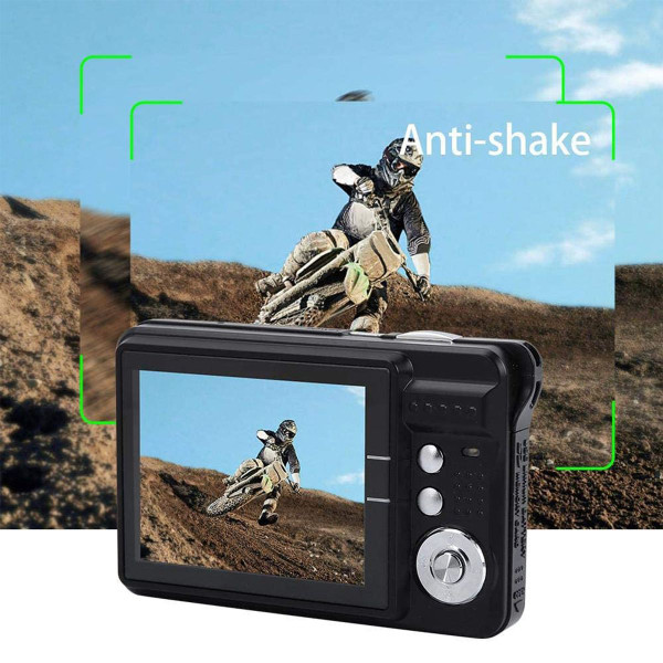 Digital Camera, 18MP COMS Sensor, HD Digital Video Camera, 8X Zoom Auto Focus Camera, USB 2.0 Port, Built-in Speaker, Battery Operated product image