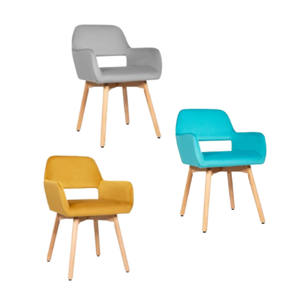 Costway Modern Velvet Armchairs (Set of 4) product image
