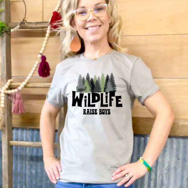 Support Wildlife Graphic Tee for Women product image