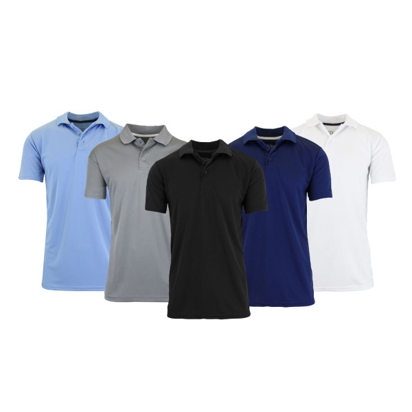 Men's Performance Quick-Dry Polo Shirt (3- or 5-Pack) product image