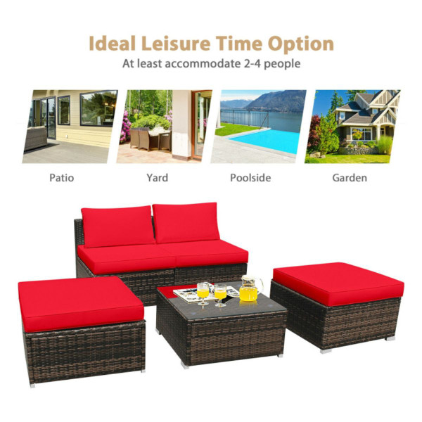 4-Piece Rattan Wicker Furniture Set  product image