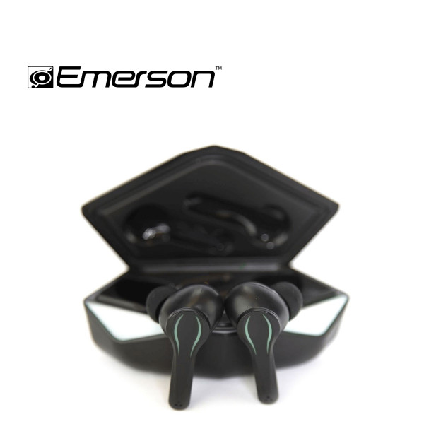 Emerson™ True Wireless Gaming Earbuds with Charging Case product image