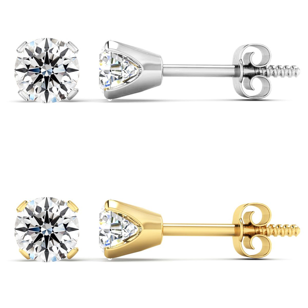 0.5CT Lab Created Diamond Stud Earrings in 14K Gold product image