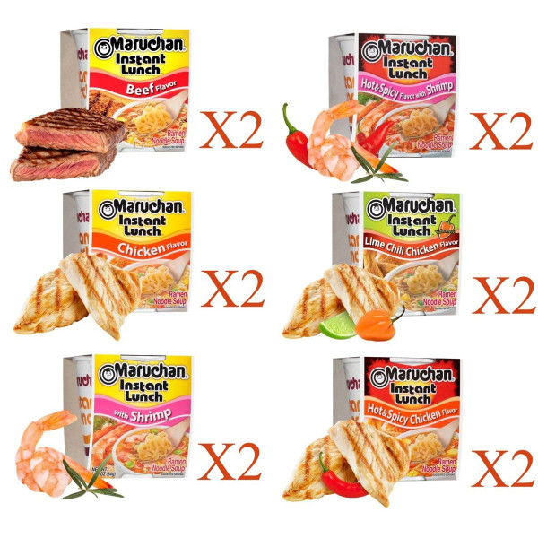 Maruchan® Instant Lunch Ramen Noodle Soup Cup, 2.5 oz. (12-Pack) product image