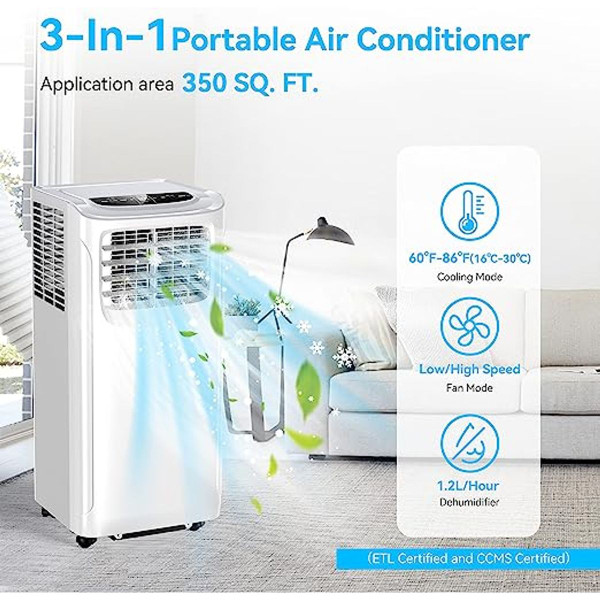 Doko World 8,500BTU Portable Air Conditioner, SPK2S-08C product image