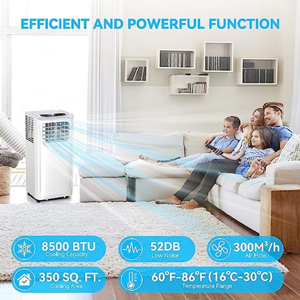 Doko World 8,500BTU Portable Air Conditioner, SPK2S-08C product image