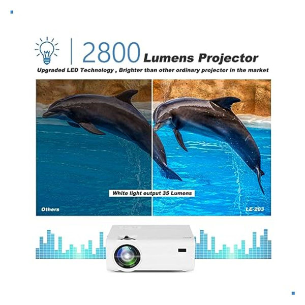 Living Enrichment™ Full HD 1080p Mini Projector product image