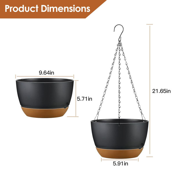 iMounTEK® Hanging Planter Pot (4-Pack) product image