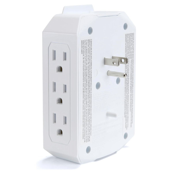 Emerson 6-Outlet + USB Wall Charger with Surge Protection product image