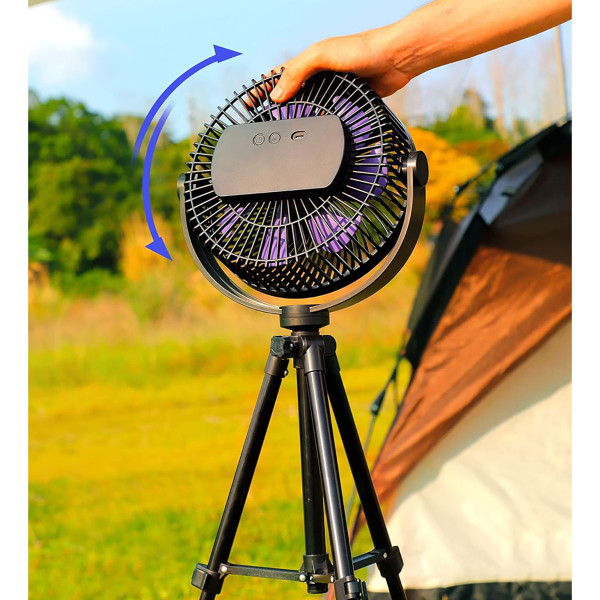 Airbition™ 8-Inch Portable Camping Fan with Tent Hook product image