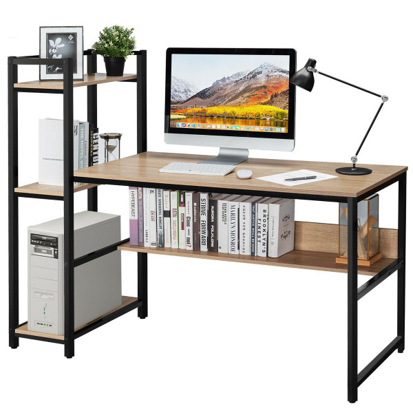 Multi-Functional Desk with Shelves product image