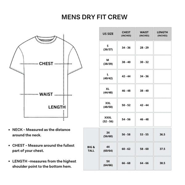 Men’s Short Sleeve Dry-Fit Active Performance T-Shirt (5-Pack) product image