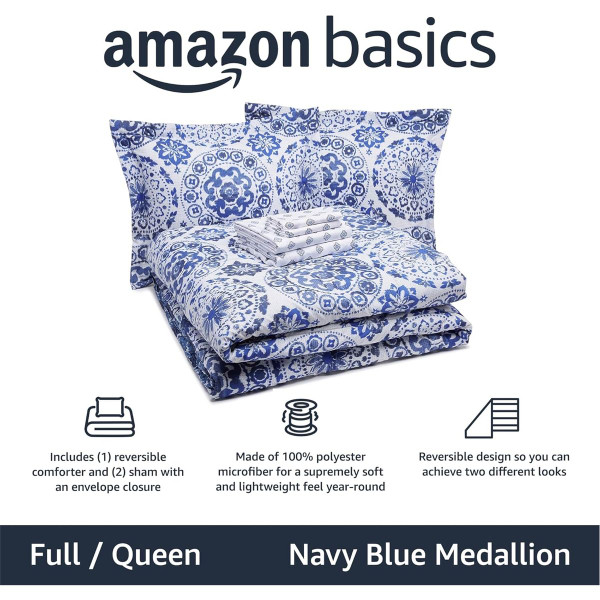 Lightweight Reversible Microfiber Bed-in-a-Bag by Amazon Basics® product image