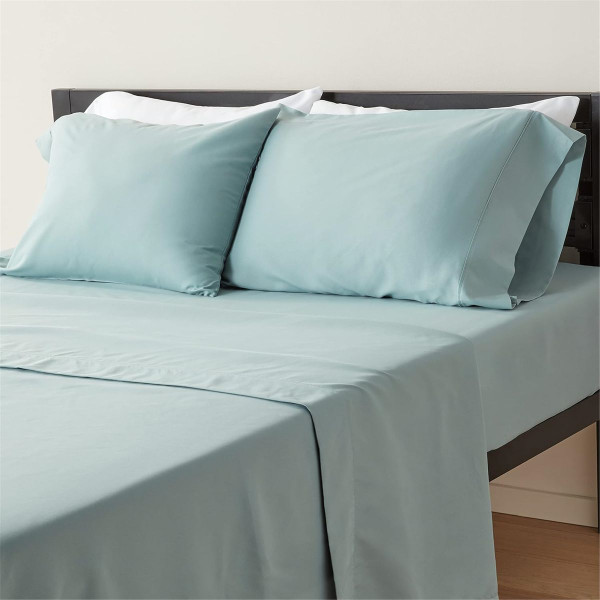 4-Piece Super Soft Microfiber Bed Sheet Set by Amazon Basics® (King Size) product image