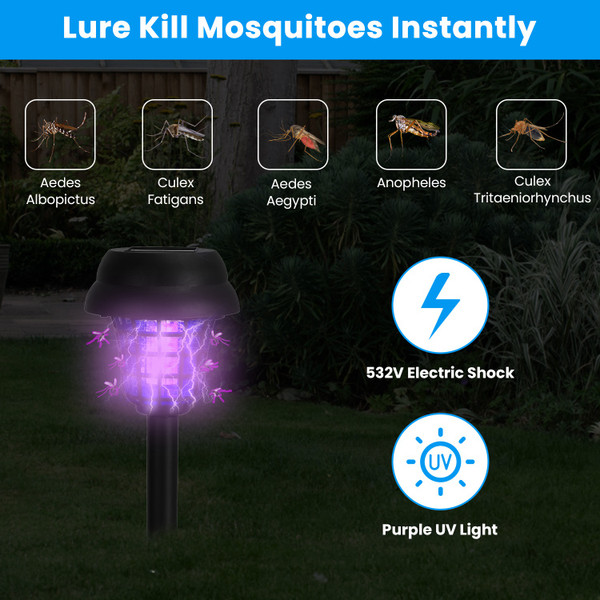 iMounTEK® Solar Bug Zap Stake Light (4-Pack) product image