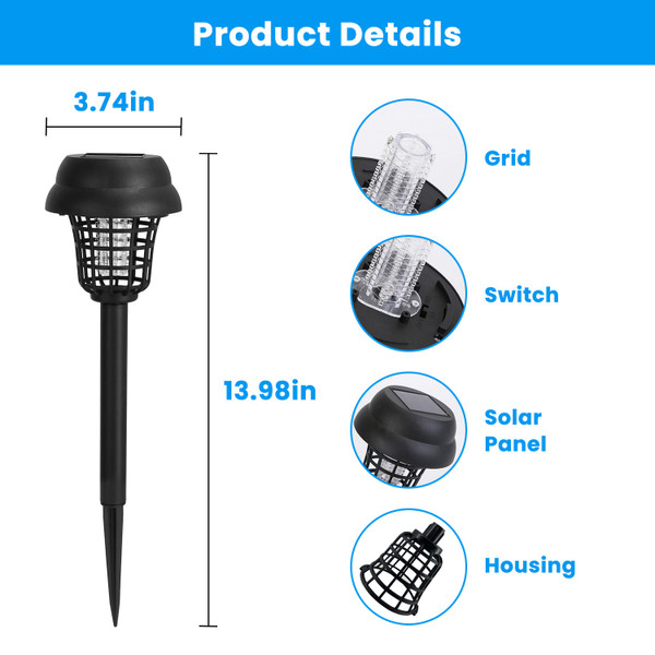 iMounTEK® Solar Bug Zap Stake Light (4-Pack) product image