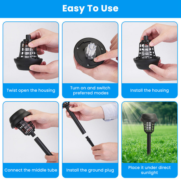 Solar Bug Zap Stake Light (4-Pack) product image