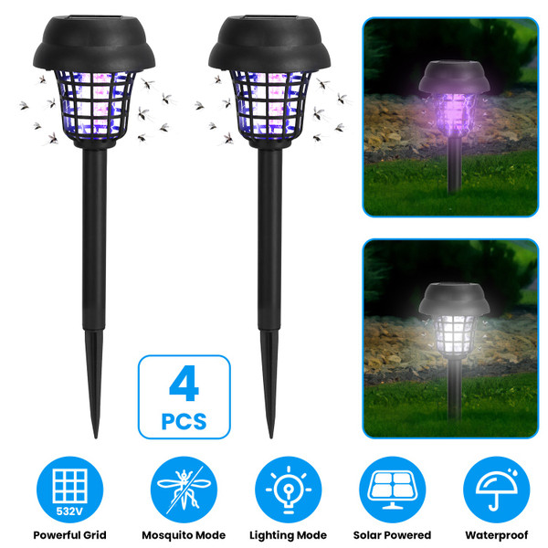 iMounTEK® Solar Bug Zap Stake Light (4-Pack) product image