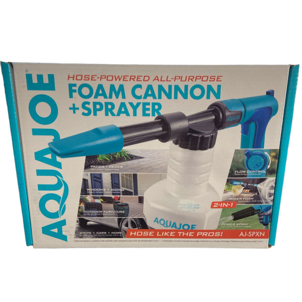 Aqua Joe® Hose-Powered Foam Cannon + Sprayer product image