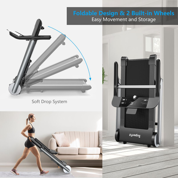 Superfit Folding Electric Treadmill product image